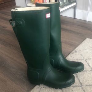 Green Hunter boots- US 9 women’s - hunter green